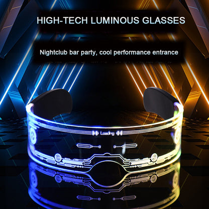 LED Colorful Luminous Technology Glasses Available For Bar Disco Party