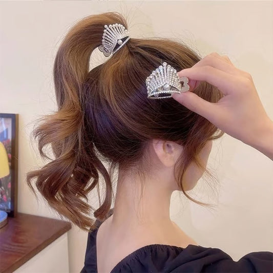 Create noble and elegant temperament - crown hairpin