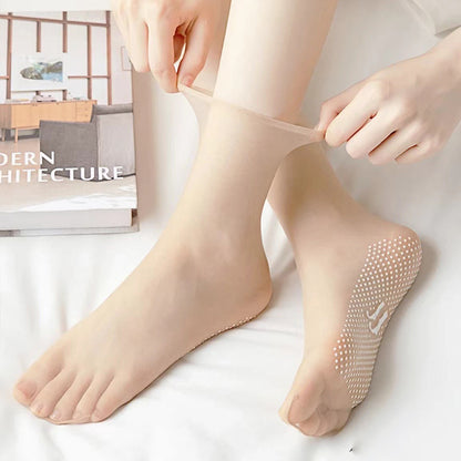 Anti-snagging Glue Invisible Transparent Non-slip Crystal Stockings