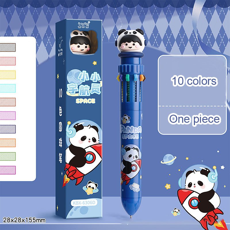 Cartoon Retractable Gel Pens – Multicolor Cute Stationery