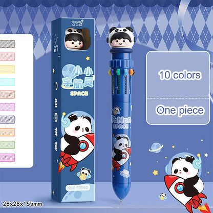 Cartoon Retractable Gel Pens – Multicolor Cute Stationery