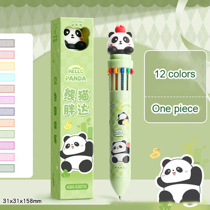 Cartoon Retractable Gel Pens – Multicolor Cute Stationery