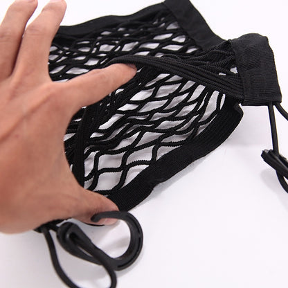 Car Seat Back Net Organizer – Double-Layer Storage Mesh Pocket