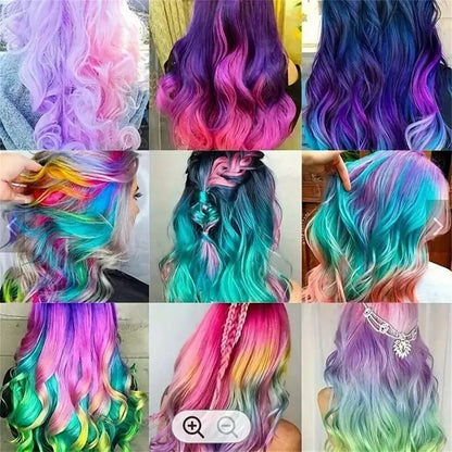 New Hair Chalk Comb, Temporary Hair Color Dye