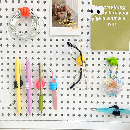 Adhesive Thumb Hook Desk Cable Clip