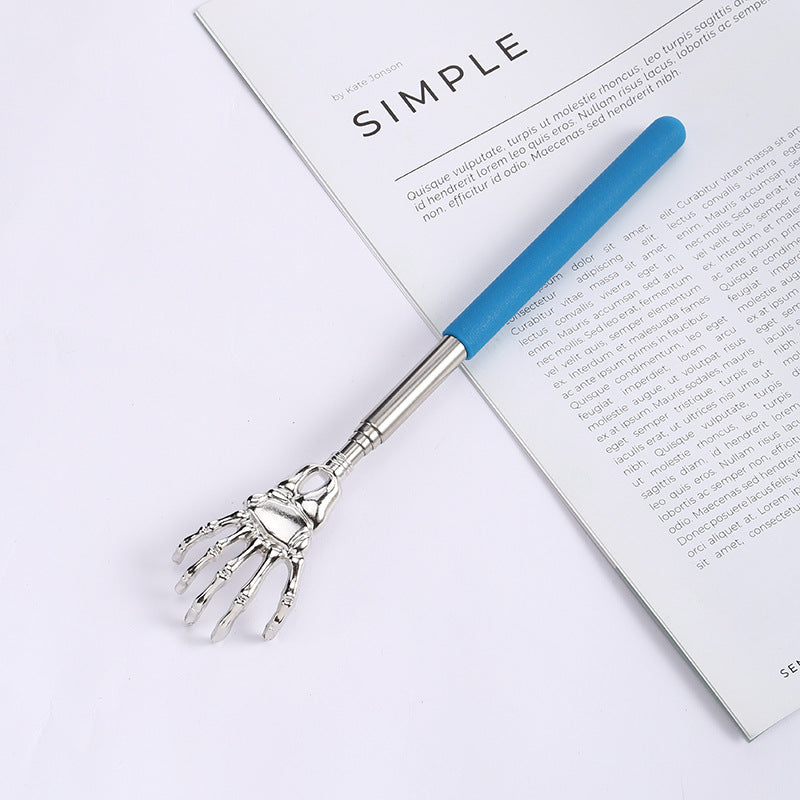 [3 PCS]Skeleton Hand Back Scratcher – Adjustable Stainless Steel Tool