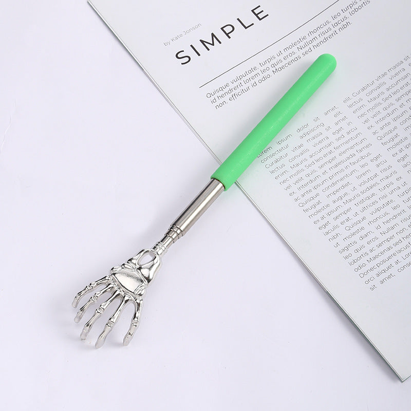 [3 PCS]Skeleton Hand Back Scratcher – Adjustable Stainless Steel Tool
