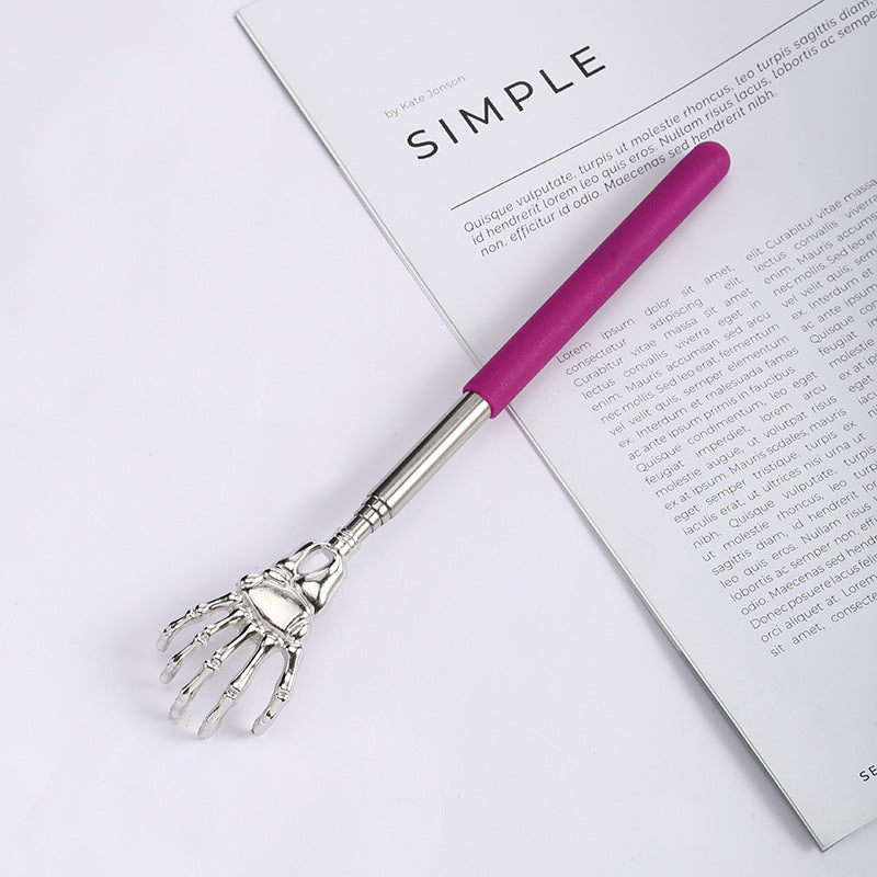 [3 PCS]Skeleton Hand Back Scratcher – Adjustable Stainless Steel Tool