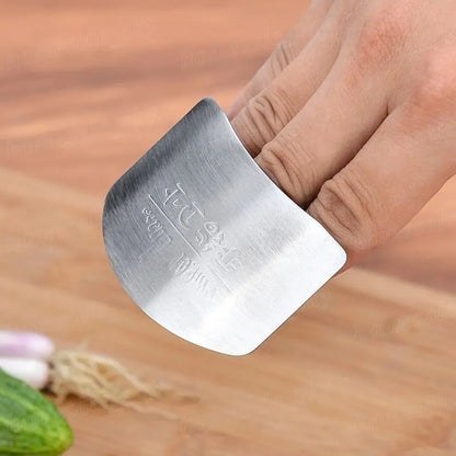 Stainless Steel Finger Guard – Kitchen Safety Cutting Protector