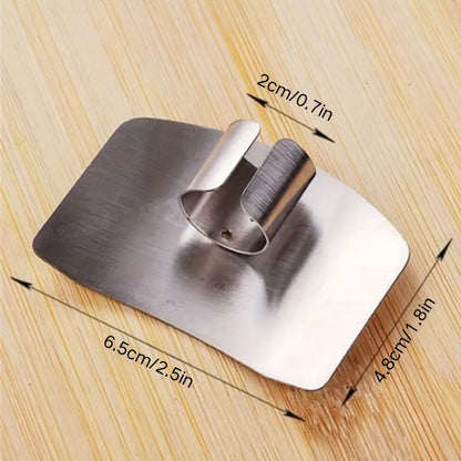 Stainless Steel Finger Guard – Kitchen Safety Cutting Protector