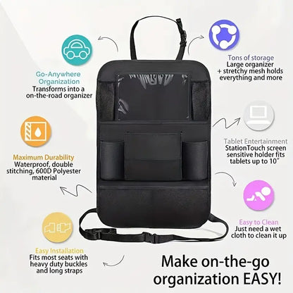 Car Back Seat Organizer – Multi-Pocket Storage Bag