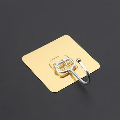【10 PCS】Adhesive Wall Hooks – No Drill,Heavy-Duty