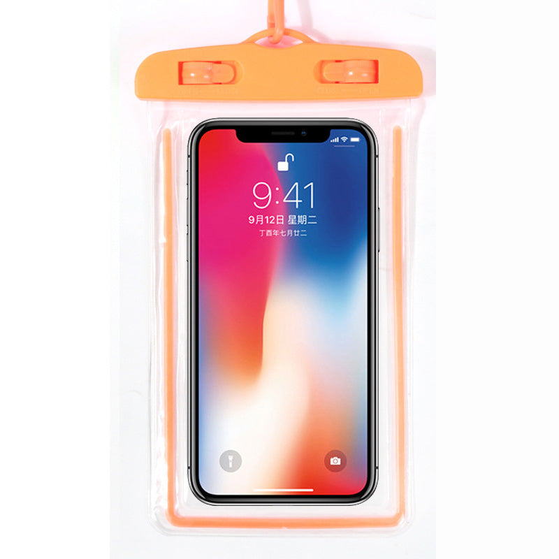 Fluorescent Waterproof Phone Bag – Touchscreen & Swim-Friendly