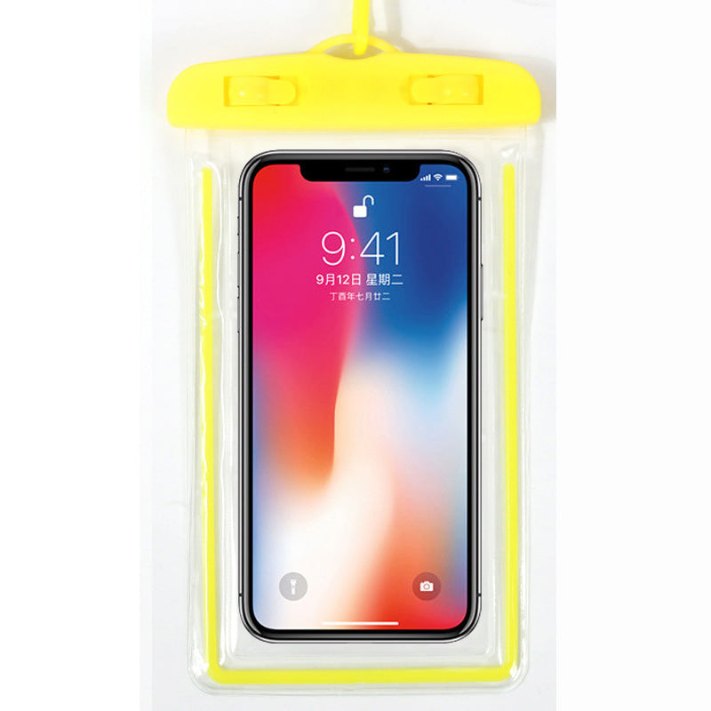 Fluorescent Waterproof Phone Bag – Touchscreen & Swim-Friendly