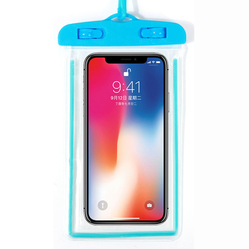 Fluorescent Waterproof Phone Bag – Touchscreen & Swim-Friendly