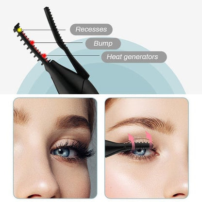 🔥Electric Eyelash Curler for Instant Glam✨ Blink & Dazzle! 👁️