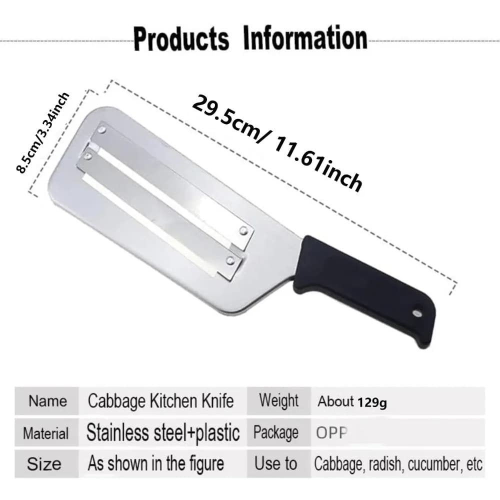 Cabbage Chopper Shredder Fast and Efficient Vegetable Cutter