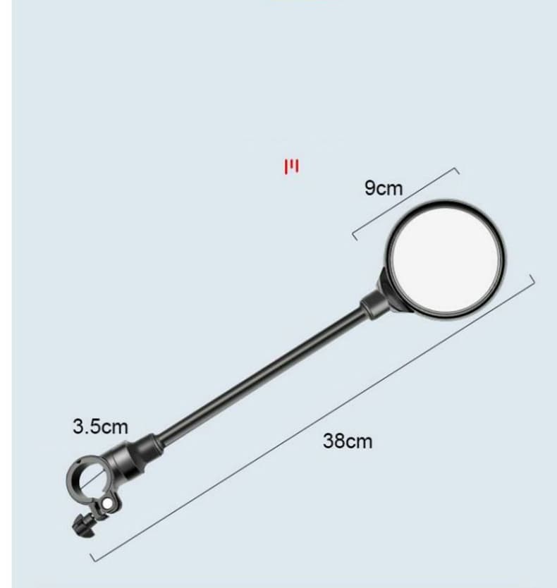 Universal Adjustable Rearview Mirror for Bikes Flexible Convex Mirror