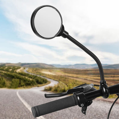 Universal Adjustable Rearview Mirror for Bikes Flexible Convex Mirror