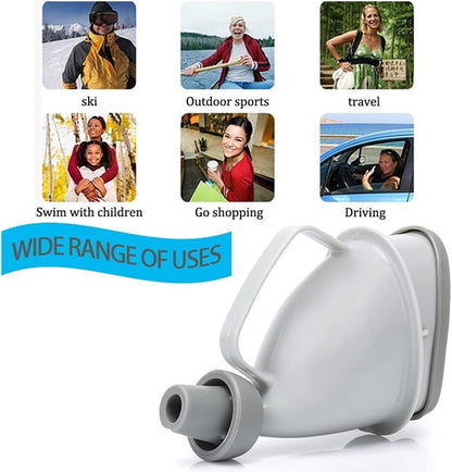 Unisex Urinal Urination Device Travel Portable Emergency Toilet, Outdoor Camping Car Urinal Funnel