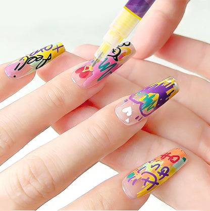 🔥🎨12 Colors Nail Art Pens Set