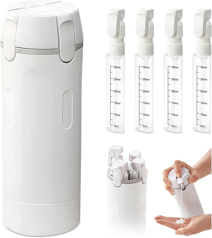 4-in-1 Travel Refillable Bottle Set (Comes with Free Stickers)