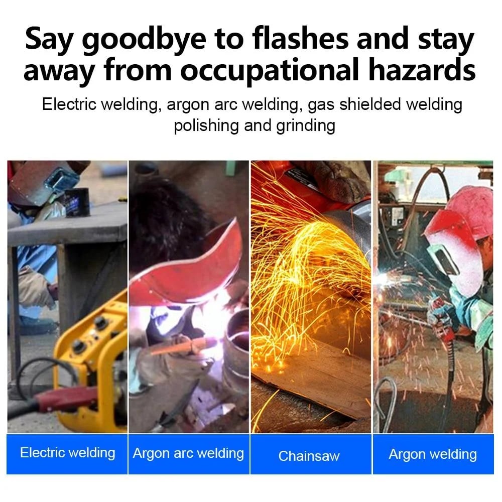 Auto Dimming Welding Glasses – Protective Eye Goggles for Welders