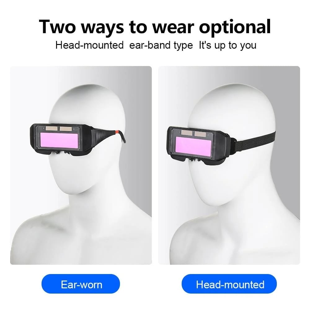 Auto Dimming Welding Glasses – Protective Eye Goggles for Welders