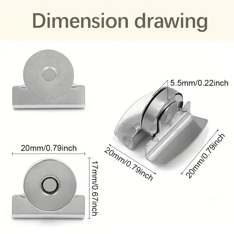 🧷Seamless Magnetic Buckle Clasp for Bags, Clothing and DIY Crafts✨