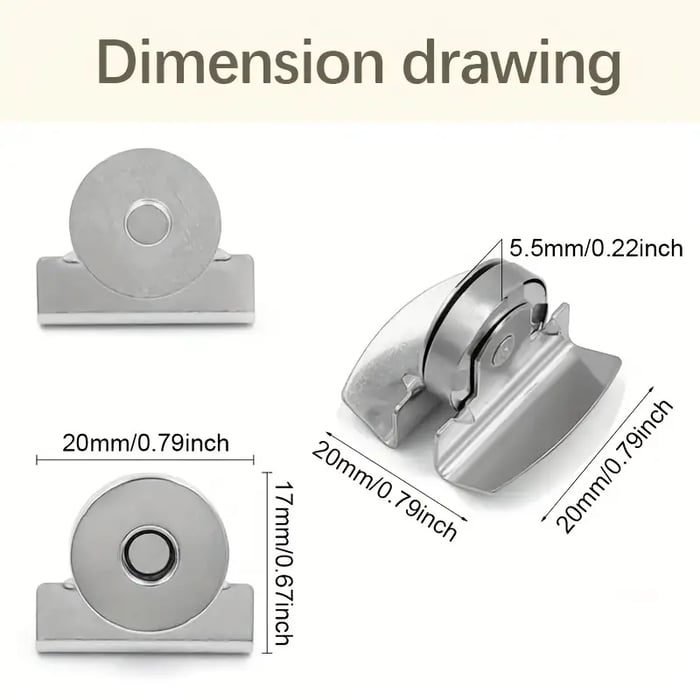 🧷Seamless Magnetic Buckle Clasp for Bags, Clothing and DIY Crafts✨
