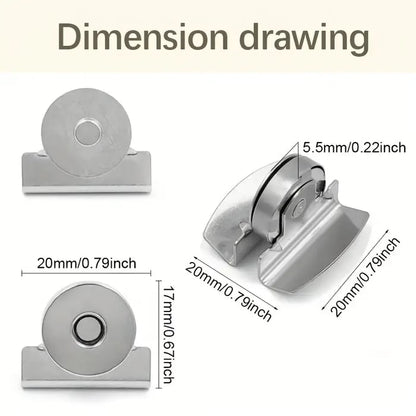 🧷Seamless Magnetic Buckle Clasp for Bags, Clothing and DIY Crafts✨