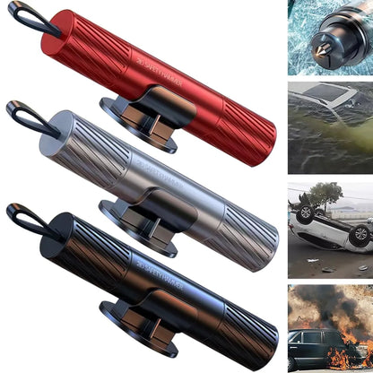 Car Safety Hammer Window Breaker & Seatbelt Cutter Emergency Escape Tool