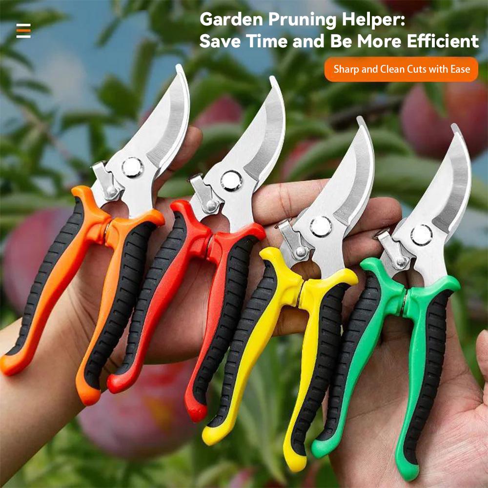 Stainless Steel Pruning Shears – Garden Fruit & Branch Cutter