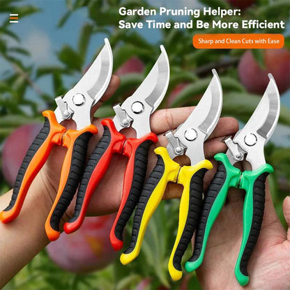 Stainless Steel Pruning Shears – Garden Fruit & Branch Cutter