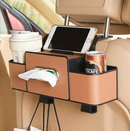 3-in-1 Car Backseat Organizer – Keep Your Car Clean & Organized!