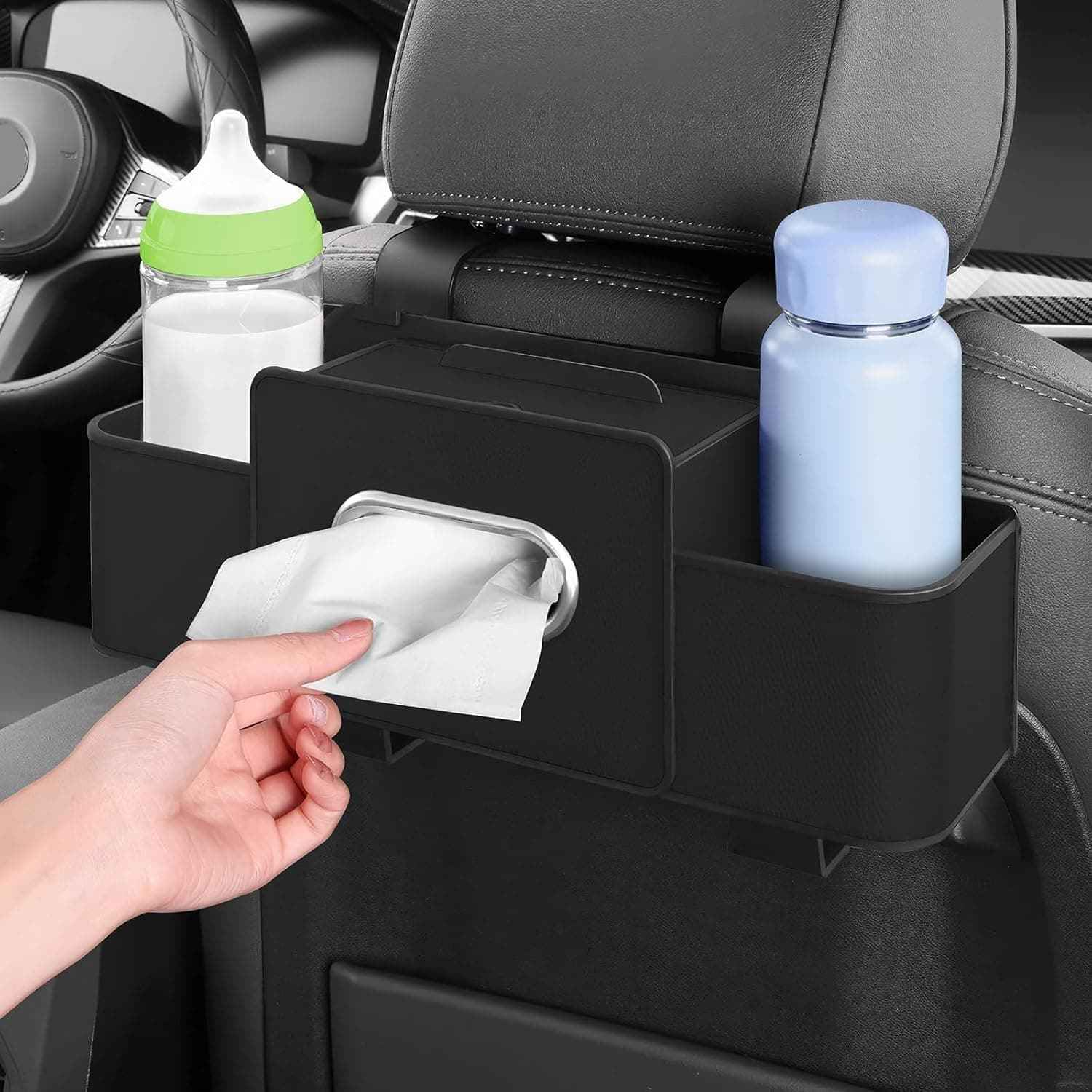 3-in-1 Car Backseat Organizer – Keep Your Car Clean & Organized!