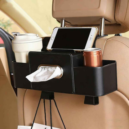 3-in-1 Car Backseat Organizer – Keep Your Car Clean & Organized!