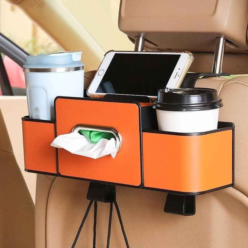 3-in-1 Car Backseat Organizer – Keep Your Car Clean & Organized!