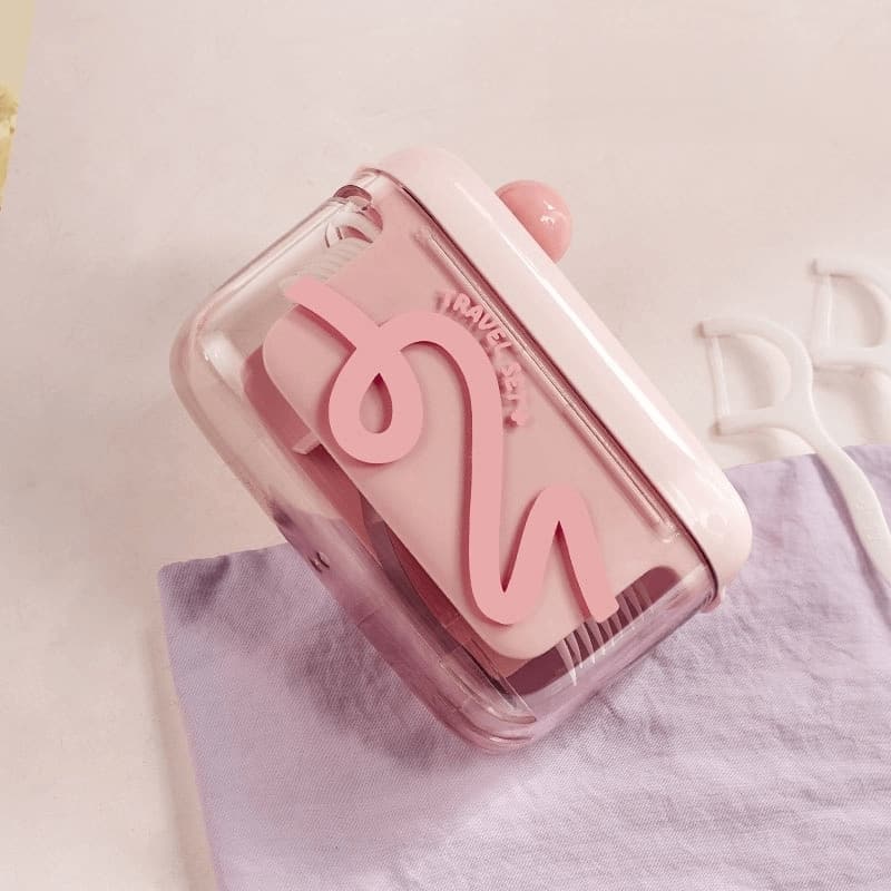 Dopamine Portable Automatic Pop-up Dental Floss Box- Includes 100 pieces of dental floss