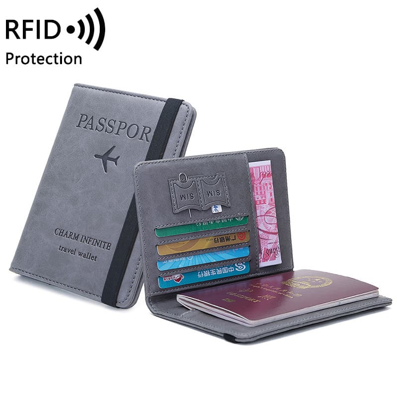 2026 New Multi-Functional RFID Passport Wallet