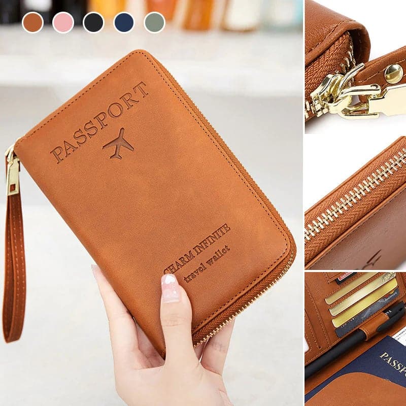 2026 New Multi-Functional RFID Passport Wallet