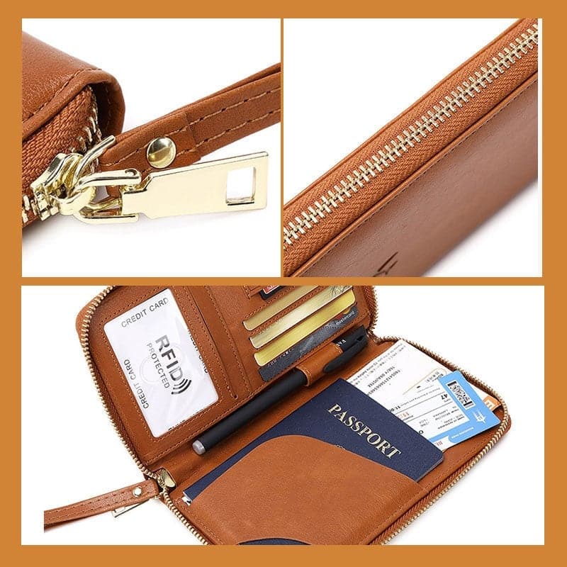 2026 New Multi-Functional RFID Passport Wallet