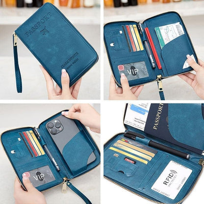 2026 New Multi-Functional RFID Passport Wallet