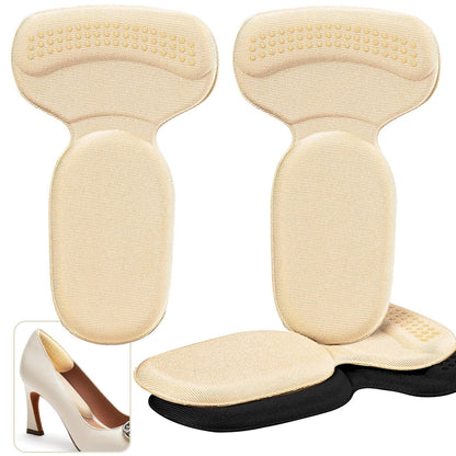 Anti-slip Heel Liners Soft Cushion Heel Protector Pads for Women Men Shoes