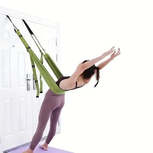 Aerial Yoga Stretching Strap – Back Pain Relief & Waist Flexibility Trainer