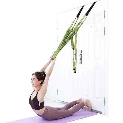 Aerial Yoga Stretching Strap – Back Pain Relief & Waist Flexibility Trainer
