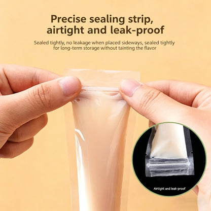 Food-Grade Disposable Popsicle Bags, DIY Ice Pop Bags for Home Use