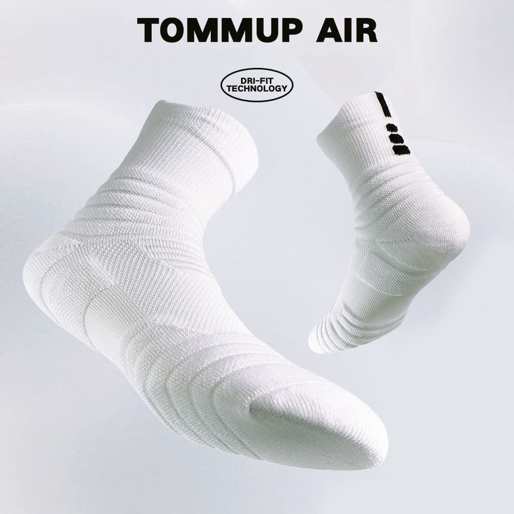 Basketball Socks Mid-Calf Performance Training Socks - Breathable & Non-Slip