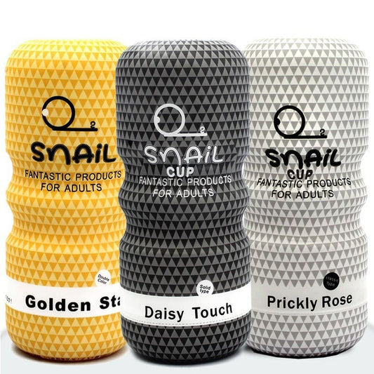 Snail Cup Masturbator for Men - Realistic Texture, Adult Toy for Male Pleasure