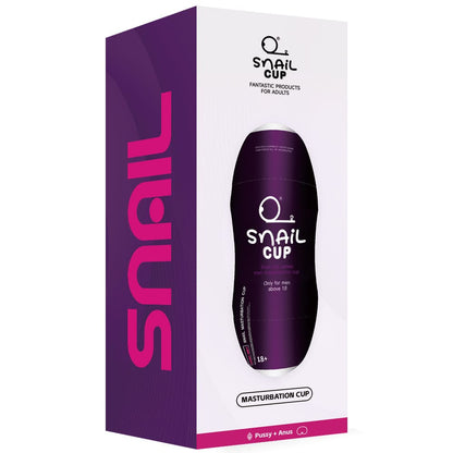 Snail Cup Masturbator for Men - Realistic Texture, Adult Toy for Male Pleasure